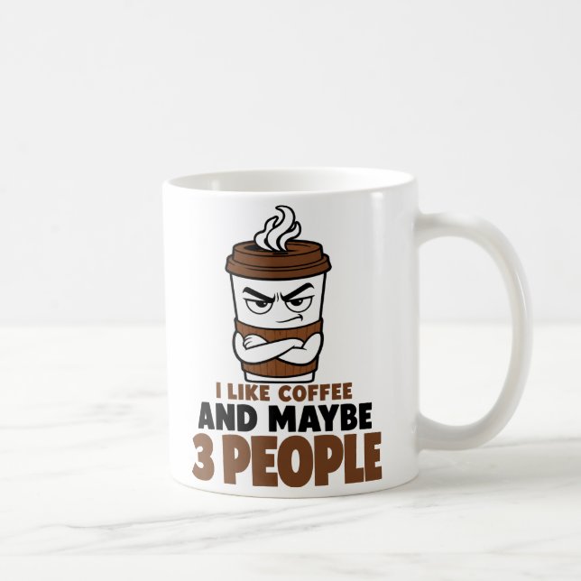 Funny Introvert Coffee Mug Anti Social Humor Gift (Right)