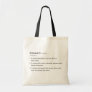 Funny Introvert Definition Tote Bag