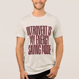 Funny Introvert Graphic Tee for Men & Women