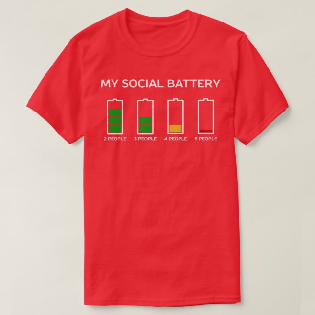 Funny Introvert Humor TShirt (Design Front)