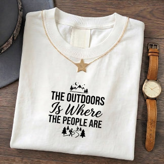 Funny Introvert Outdoor Quote Tee