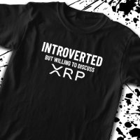 Funny Introverted XRP Cryptocurrency Meme Quote