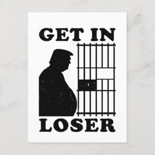 Funny Invitation Loser Trump for Prison Flat Card