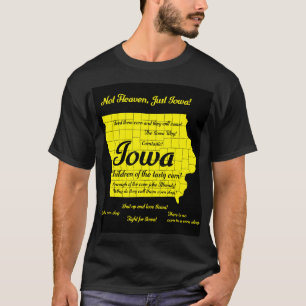 Funny Iowa map design T-Shirt