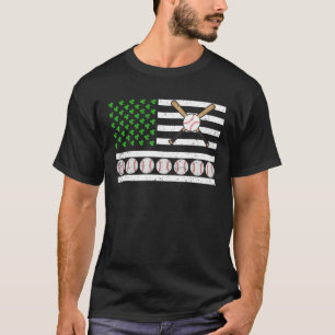 Funny Irish American Flag Baseball St. Patrick's D T-Shirt