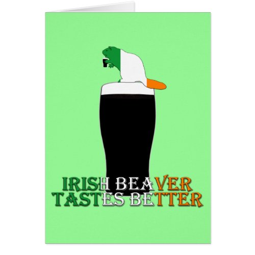 Funny Irish beaver