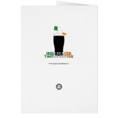 Funny Irish beaver Cards (Back)