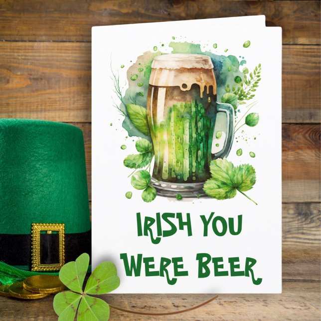 Funny Irish Beer Pun St Patrick’s Day Announcement (Creator Uploaded)