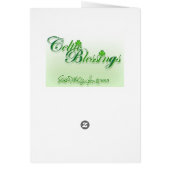 Funny Irish Blessing 2 Card (Back)