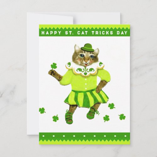Funny Irish Cat Ireland Postcard