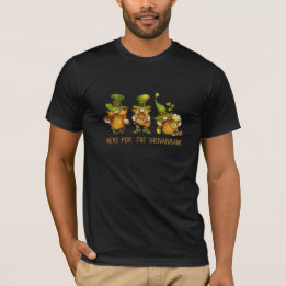 Funny Irish Gnomes Custom St Patrick's Day T-Shirt