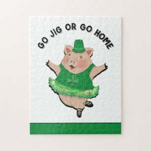 Funny Irish Jig Jigsaw Puzzle