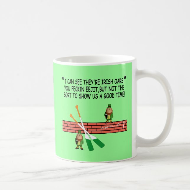 Funny Irish leprechauns Coffee Mug (Right)