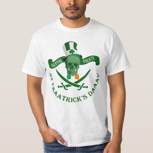 Funny Irish pirate St Patricks day T_Shirt