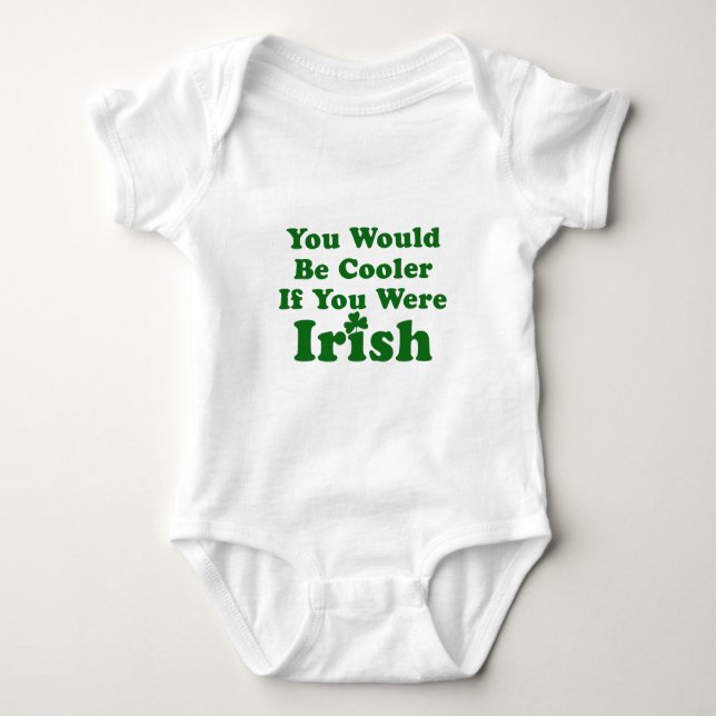 Funny Irish Saying Baby Bodysuit (Front)