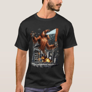 Funny Irish Setter Dog Kaiju Monster Japanese T-Shirt