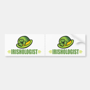 Funny Irish St. Patrick's Day Bumper Sticker