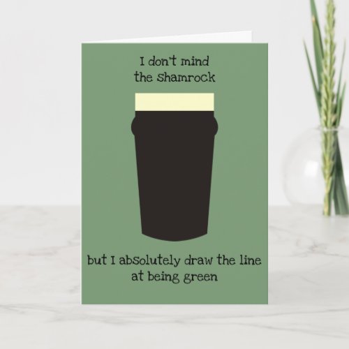 Funny Irish St Patricks Day Card