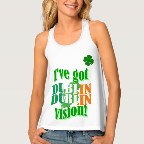 Funny Irish St Patricks day drinking team All_Over Tank Top