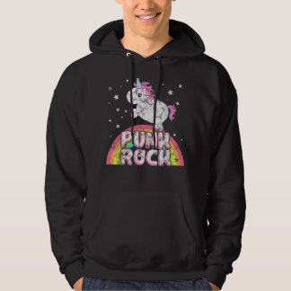 Funny Ironic Cool Unicorn Punk Rock Music Tee Fest