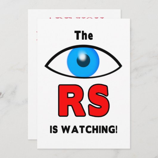 FUNNY IRS ADVERTISEMENT - TAX PREPARATIONS (Front/Back)