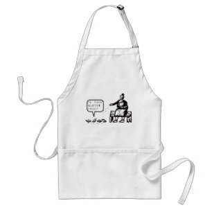 Funny Is This Gluten Free Birds Cartoon Adult Apron