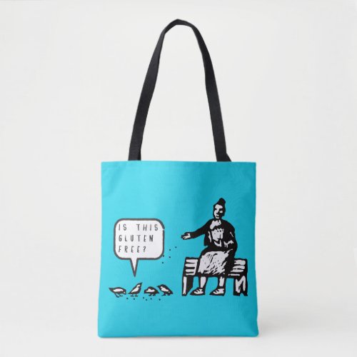 Funny Is This Gluten Free Birds Cartoon Tote Bag