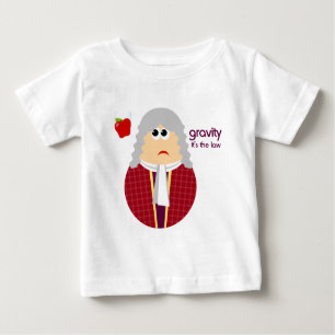 Funny Isaac Newton Baby Tshirt