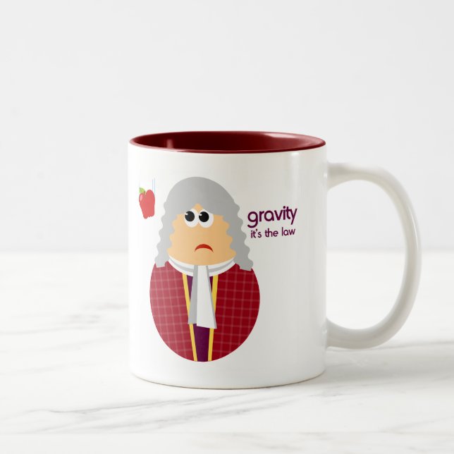 Funny Isaac Newton Mug Gift (Right)