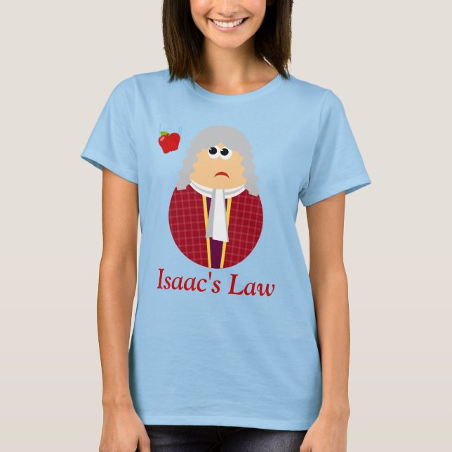 Funny Isaac Newton Tshirt (Front)
