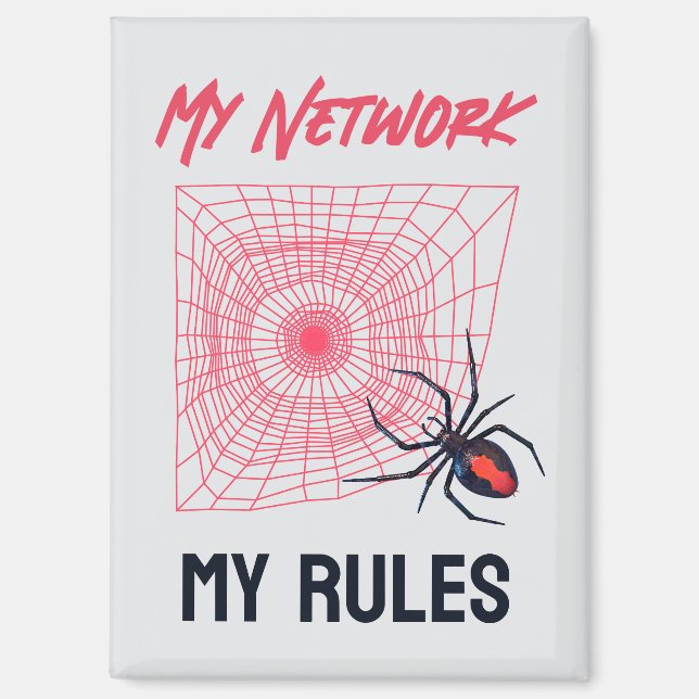 Funny IT Network Admin Humor Gift Magnet (Front)