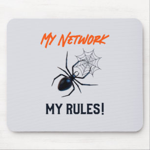 Funny IT Network Admin Humor Gift Mouse Pad