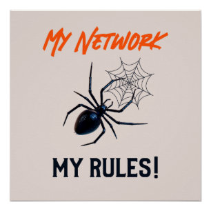 Funny IT Network Admin Humor Gift Poster