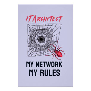 Funny IT Network Admin Humor Gift Poster
