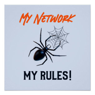 Funny IT Network Admin Humor Gift Poster