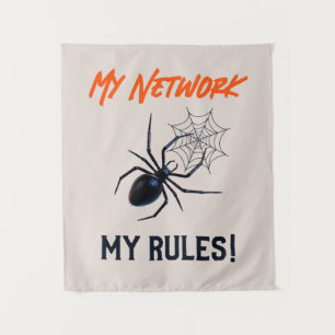 Funny IT Network Admin Humor Gift Tapestry