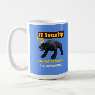 Funny IT Security Explaining Tech Humor Design Coffee Mug