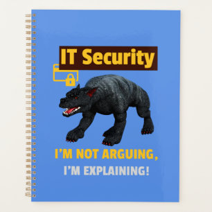 Funny IT Security Explaining Tech Humor Design Planner