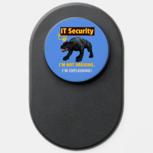 Funny IT Security Explaining Tech Humor Design PopSocket
