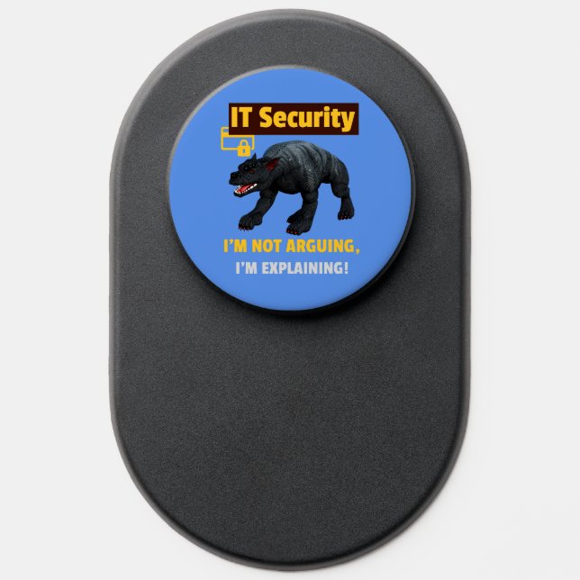 Funny IT Security Explaining Tech Humor Design PopSocket (Popsocket)
