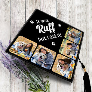 Funny It Was Ruff Dog Lover Photo Graduation Gradu Graduation Cap Topper