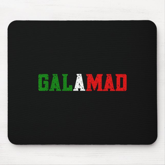 Funny Italian American Food Slang Calamari Galamad Mouse Pad (Front)