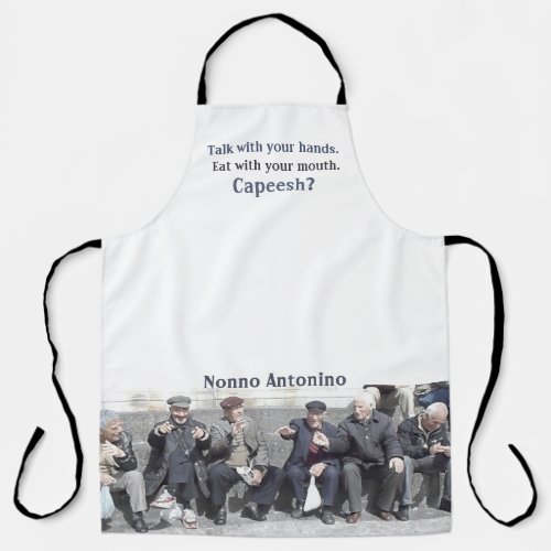 Funny Italian Apron Talk With Your Hands