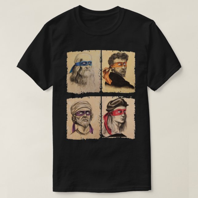 Funny Italian Artists Turtles Art Lovers Gift Rena T-Shirt (Design Front)