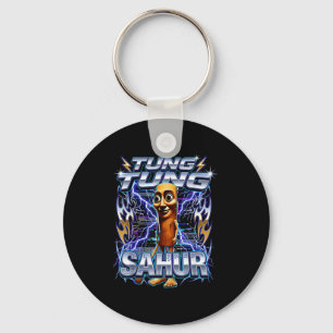 Funny Italian Brainrot Tung Tung Tung Sahur  Keychain