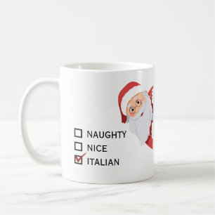 Funny Italian Christmas customizable Coffee Mug