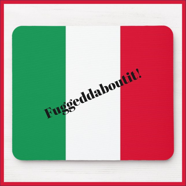 Funny Italian Flag Mousepad (Creator Uploaded)
