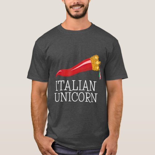 Funny Italian Lucky Charm Cornicello Italian T_Shirt