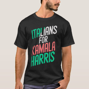 Funny Italians Girls For Kamala Harris Italy 47th T-Shirt
