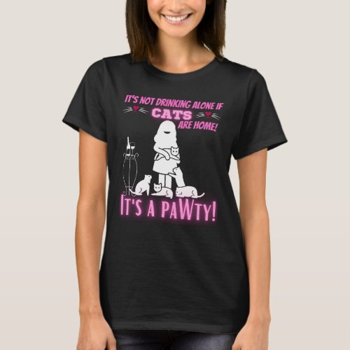 Funny Its A PaWty Cat T_Shirt